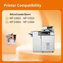 MP C3503 MP C3003 Toner Cyan 841813 841814 841815 841816 Toner Cartridge Replacements Compatible for Ricoh Aficio Lanier Savin MP C3003 MP C3503 MP C3004 MP C3504 Printer (Cyan)