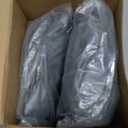 Realspring Inflatable Bean Bag Chairs Outdoor Blow up Camping Chairs Inflatable Lazy Sofa Folding Portable Bean Bag Loungers Couch for Movie Night(Dark Gray,2 Pcs)