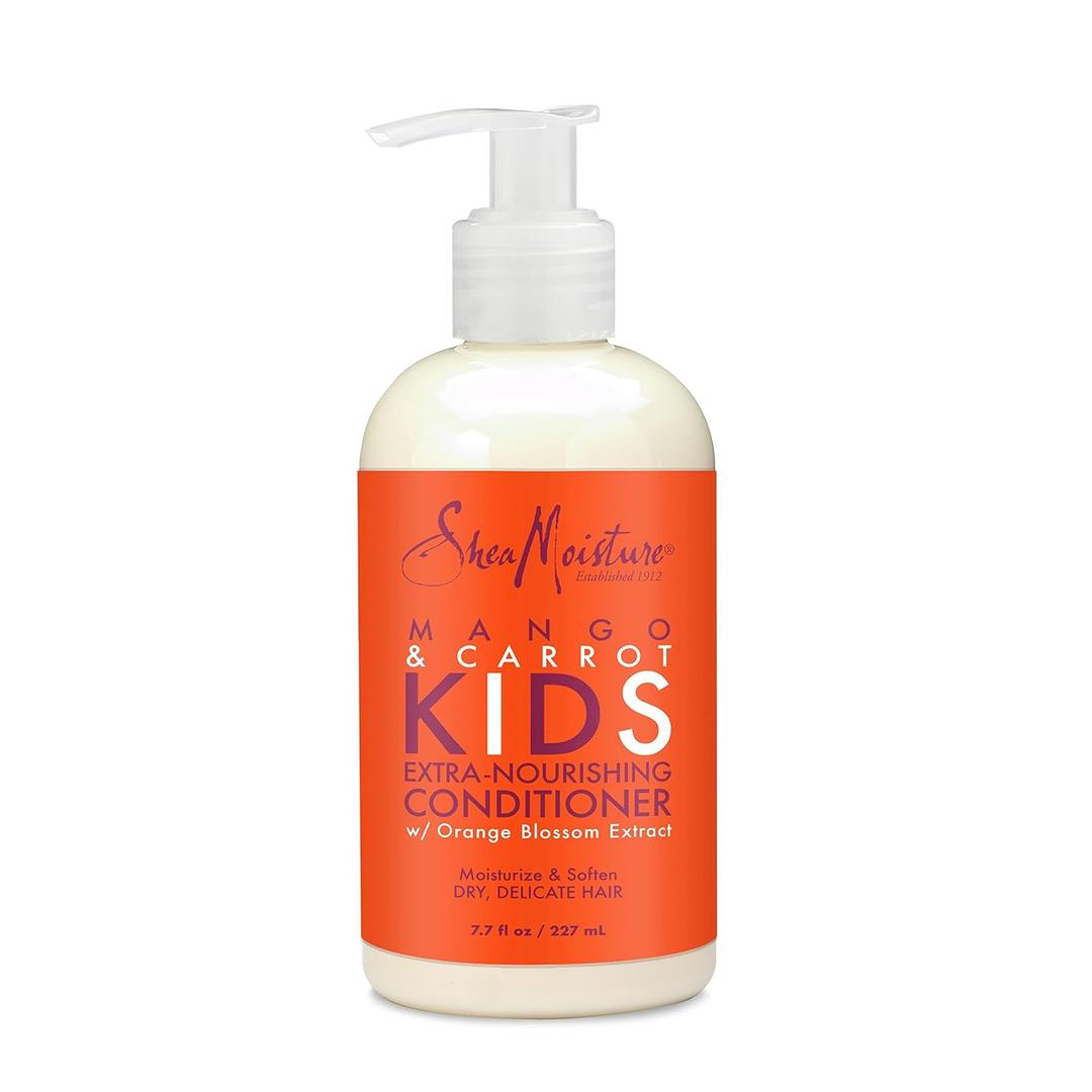SheaMoisture Kids Conditioner for Kids Hair Mango and Carrot Sulfate Free Conditioner 7.7 oz (7.7 fl oz (Pack of 1))