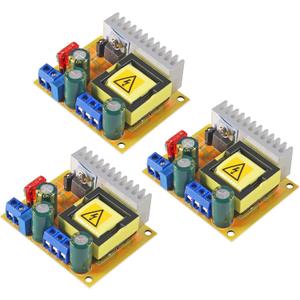 Aobao 3pcs DC-DC High Voltage Boost Converter 8V-32V to 45V-390V ZVS Step-up Booster Module Capacitor Charging Power Supply Module