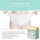 Disposable Period Underwear for Women S/M - Overnight Incontinence & Heavy Flow Pads, Leak-Proof, 360 Coverage for Ultimate Protection & Comfort, 12 Count