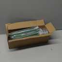 Qinsihwn 25 Set 16oz Plastic Cups with Flat Lids and Straws,Disposable Plastic Iced Coffee Cup,Disposable Clear Drinking Cups for Cold Beverages,Milkshakes,Smoothies