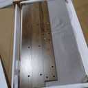 LITTLE TREE Farmhouse Coffee Table, 47 Inches Wooden Rectangular Accent Center Tables with Thick Base, Modern Low Cocktail Tea Furniture for Living Room (Rustic Brown)