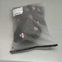 SweatyRocks Women's 2 Piece Pajama Set Cherry Print Sleepwear Button Down Shirt and Pant Sets Black Medium