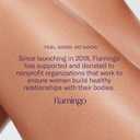 Flamingo Razors for Women, 1 Razor (Polished Chrome) Handle and 1 Razor Blade Refill