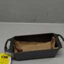 Lodge Cast Iron Loaf Pan 8.5x4.5 Inch, Black