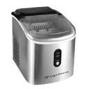 Frigidaire EFIC103-AMZ-SC Counter Top Maker with Over-Sized Ice Bucket, Stainless Steel, Self Cleaning Function, Heavy Duty, Stainless