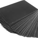Bright Creations Black Corrugated Cardboard Paper Sheets (8.5 x 11 in, 48-Pack) for Crafts, DIY Projects, and Classroom - Cardboard Sheets - Corrugated Paper