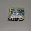 Cat Harness and Leash Set, Step-in Escape Proof Adjustable Vest Harness for Small Medium Large Cats, Lightweight Soft Breathable Reflective Kitten Harness for Walking Travel, Camping(Hawaii Green, XS) (XS Chest: 32-35cm(12.6"-13.8"))