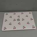 Seorsok Compatible with MacBook Air 13 Inch Case 2022 2021 2020-2018 Release A1932 A2179 M1 A2337 Touch ID,Cute Red Cherry Aesthetic Plastic Hard Case & Transparent Keyboard Cover,Marble Texture Beige