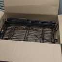 HOMEFORT 4-Shelving Unit, Adjustable Wire Shelving, Metal Wire Shelf Rack Organizer for Kitchen, Pantry, Closet, Bathroom, Laundry, Black,21" W x 11" D x 43" H