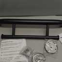 Oil Rubbed Black Grab Bar 17 Inch w/Towel Holder, iHansee Stainless Steel Shower Towel Bar Bathroom Balanced Support Handle, Wall Mount Safety Handrail Grab Rail for Elderly Senior Handicap Disabled