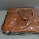 VC VINTAGE COUTURE Leather briefcase bag for men Leather Laptop Bags For Men and Women Travel Messenger Bag (16 Inch Briefcase, Tan Brown)