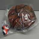 13.7inch Football Plush Toys Soft Stuffed Sports Plush Balls Cute Fun American Soccer Doll Toys with feet Creative Football Spherical Decor Throw Pillow for Christmas Kids Gift (Basketball)