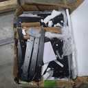 Jocoevol Large Coffee Bar Cabinet, Mini Fridge Cabinet with Power Outlets and Fridge Space, Farmhouse Design Liquor Cabinet for Kitchen and Dining Room, Black