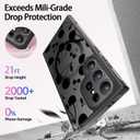 SEXYMOM Magnetic for Samsung Galaxy S24 Ultra Case - Wireless Charging Compatible,Cute Floral Design for Women and Girls,Slim Fit Translucent Matte Phone Case - Cherry