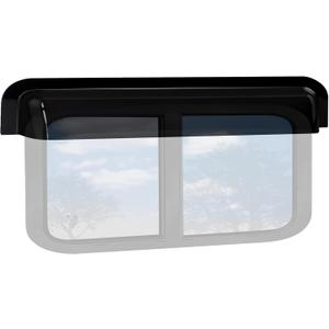 RV Window Rain Deflector Guard&Sun Visor Deflector,RV Window Visor Rain Guard,RV Window Blade Rain Sunroof Deflector Fit 44-49 inch Wide RV Sliding Window,Deflects Rain&Sun Protection for RV Window