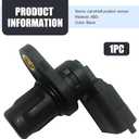Car Engine Camshaft Position Sensor, Auto High Temperature Resistant Plug Play Perfect Fit Original Replacement OEM No. #F01R00B003, Suitable for Most Cars (Black)