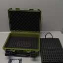 350 Round Ammo Locking Storage Case - Travel Safe/Mil Spec/Waterproof Ammo Box - for 9x19mm Parabellum/9mm Luger, 380ACP, 38 S&W, 356 TS&W,7.63mm Mannlicher,8mm Steyr.. (Green)
