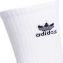 adidas Originals Unisex Adult Unisex Originals Trefoil 6-pack Crew (White, XL)
