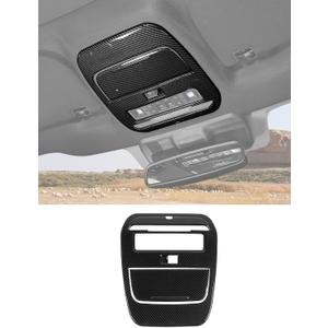 Savadicar Overhead Console Cover Trim for 2021-Present Ford F150, Carbon Fiber Finish Dome Light Panel Overlay Accent, Interior Decorative Accessories