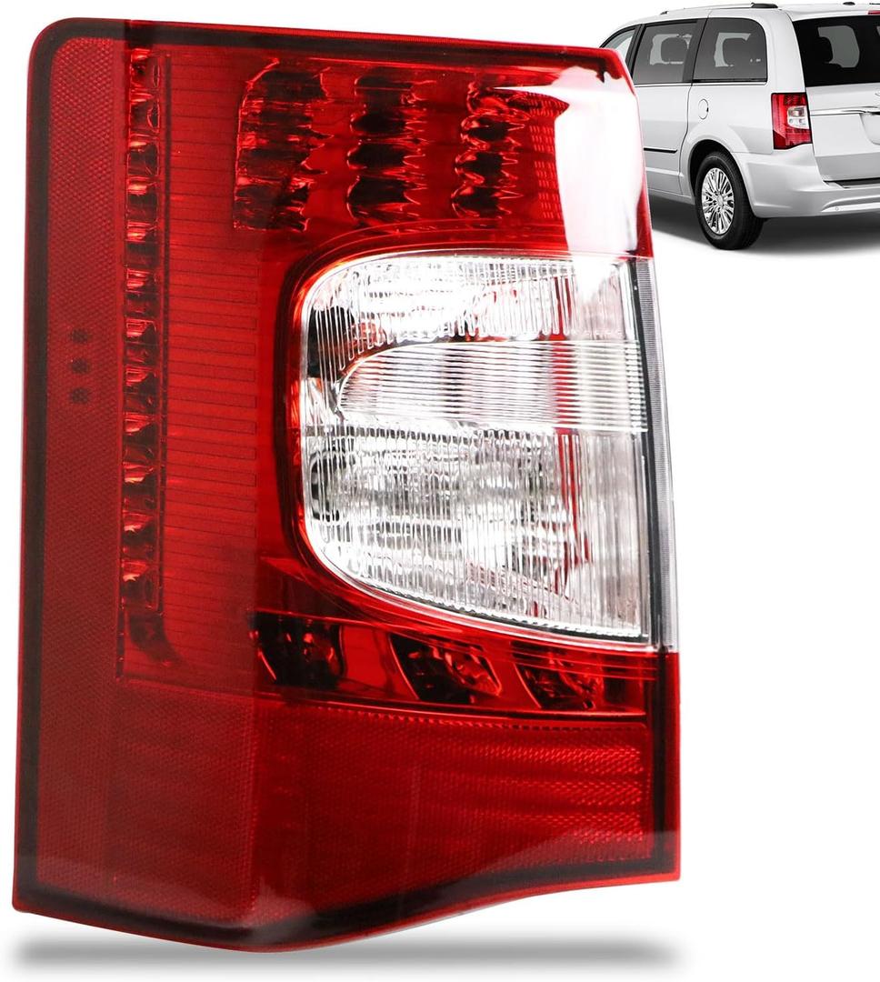 Tail Light Compatible With 2011-2016 Chrysler Town & Country Rear Left Driver Side Taillight Replace 5182531AE