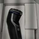 Philips Norelco Shaver 3900 Series, Wet and Dry Electric Shaver, P-Cap, Travel Pouch, Charging Stand, Storm Blue, Model S3341/92 (Silver New)