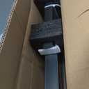VIVOSUN Outdoor Handrail, 2 Step Stair Handrail, 26" 36" Fits 1 to 2 Steps, Wrought Mattle Iron Handrail for Concrete Steps, Porch Steps, One-Step Assembly, Black
