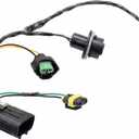 PANNUOSCS Headlight Wiring Harness Assembly Headlamp Socket Compatible with 2008-2014 Chevy Silverado 1500 2500HD 3500HD Replaces#645-745 15841609 25962806