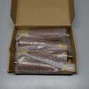 Furniture Legs Set of 4, Solid Rubber Wood Replacement Legs for Couch, Sofa, Bed, Cabinet & Ottoman (Walnut, 8")