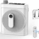 15W Wireless Voice Amplifier with 2 Magnetic Lavalier Mics & Noise Reduction - Bluetooth 5.3 PA System for Teachers, Tour Guide, Yoga - 15H Rechargeable Battery, Waist-Mount Design