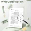 Baby Bottle Brush Set [Push-Press + Bendable Bottle Brush: 360Comprehensive Cleaning] Baby Bottle Cleaner Brush Set for Baby Bottle/Nipple/Straw/Breast Pump Drying Rack and Travel Bag Included (Green)