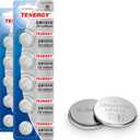 Tenergy CR1616 3V Lithium Cell Battery, for Keys, Handheld Game Console, Calulators, Accessories, 10 Pack 