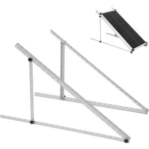 45" Solar Panel Mount Brackets Adjustable Solar Panel Tilt Mount Brackets for 100-400 Watts Solar Panel 2400Pa Windproof for Roof, RV, Ground, Boat and Off-Grid (Brackets)