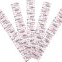 Hemoton Finger Tape 50pcs Fabric Bandages with Non Stick Pad for Wounds Care Toe Finger Bandages