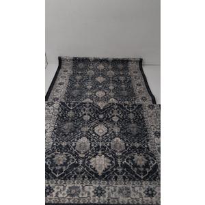 Black Rug for Living Room - Washable 30x160 Rug, Dining Room Rugs for Under Table, Soft Low Pile Carpet for Large Bedroom
