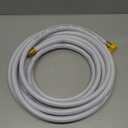 Camco TastePURE 25-Ft Water Hose - RV Drinking Water Hose Contains No Lead, No BPA & No Phthalate - Features Diamond-Hatch Reinforced PVC Design - 5/8 Inside Diameter, Made in the USA (22783)