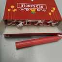 20PCS 4-inch Red Taper Candles for Decorative Use - Perfect for Christmas Events and Celebrations