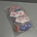 Hoteam 21 Pcs Baby Shower Games Include Baby Sock Hunt Sign and 20 Pair Small Cotton Socks Wooden Table Sign with Holder for Gender Reveal Party Favors(Flower Style)