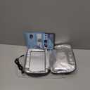 Insulated Lunch Bag for Men - Small Lunch Box for Women (3.5 x 8 x 6.1) with Heat-Resistant 3-Layers Fabric - Thermo Reflective Lining Keeps Food Warm for 4-6 Hours, Designed for Work or Travel