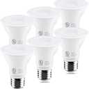 7W Par20 LED Bulb (50W Equivalent), UL Listed, 2700k Ultra Warm White Dimmable Flood Bulbs Lights, 500 Lumens, E26 Base, Recessed Lighting for Indoor Outdoor, 6 Pack