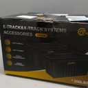 2 Pack E-Track Basket Storage Bin for E Track Accessories for Enclosed Trailer- System to Tool Organizer Workshop, Garage