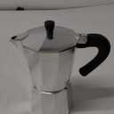 Aluminum 9 Cup 450ml Moka Pot Express Coffee Maker Stovetop Espresso Percolator Coffeemaker Italian Classic Style Brewing Greca Cafe Mocha Machine for Cafeteras Lover Camping Travel and Home Use 15oz