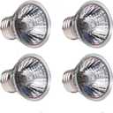 25W UVA+UVB Reptile Bulbs(4 Pack)- 110V Lizard Lamp Heating Lamp Spot Lamp for Turtle Aquarium Aquatic Reptile Lizard Habitat Heat Light