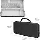 GEEKRIA Hard Shell Travel Carrying Case, EVA Protective Bag Compatible with Ableton Move (Dark Gray)
