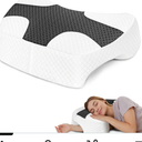 Side Sleeper Pillow with Arm Hole, Shoulder Relief System, Newly Upgrade Arm Pillow for Neck and Shoulder Pain, Premium Memory Foam, Suitable for Side, Back and Stomach Sleeper grey
