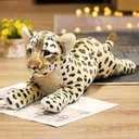 Gisqis Cheetah Stuffed Animal 19 Inch Realistic Leopard Stuffed Animal