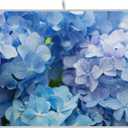 Tarity Blue Hydrangeas Dish Drying Mat for Kitchen Counter Absorbent Heat Resistant Microfiber Dishes Drainer Mat 16x18 in Dish Pad Sink Mat Protective Pad Kitchen Decor
