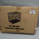 FDW 24-Inch Dog Crate for Small Dogs, Double Door Folding Metal Wire Pet Kennel with Divider Panel & Leak-Proof Plastic Tray, Black