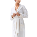 Organic Turkish Cotton Terry Hooded Kimono Bathrobe, Robe for Women XXL